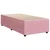 Vidaxl Box spring postelja z vzmetnico roza 90x200 cm žamet