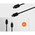 Natec PRATI kabel USB-C/USB-C, 100W, 2m, črn