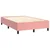 Vidaxl Box spring postelja z vzmetnico roza 120x200 cm žamet