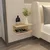 Hanah Home Noćni stočić Ramira, 45x19.6x23.8 cm, Krem