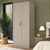 Hanah Home BA277 ormar 90 × 210 × 57,5 cm, peščana