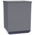 Sadilice 4 kom plava siva 30 x 30 x 37 cm od polipropilena
