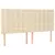 vidaXL vidaXL Box spring postelja z vzmetnico krem 180x200 cm blago, (20894524)