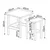 Hanah Home Set stočića, 2 komada, Beli