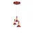 Opviq luster Elwood 20803-SET-30-B, 3 × E27, bordo