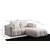 Atelier del Sofa Ugaona garnitura Amaris, 180x120x65 cm, Bela