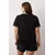 Trendyol Curve Ženska majica Tbbss25Bf00050, Crna