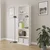 Hanah Home Polica za knjige Ktp-350-Bb-1, 64x182x26 cm, Bela