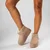 Novecento Ženske Čizme uper Ultra Mini Platform Khaki