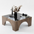 HANAH HOME Sto Seine Walnut Dark Grey