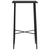Barski stol crni 60 x 60 x 111 cm MDF