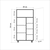 Hanah Home Komoda Kiler 60x116x36cm Hrast