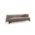 ATELIER DEL SOFA Sofa sa 3 sedišta Hera Cream Black