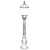 Opviq Spoljna lampa BSU-68187-BSY-M3-BOP, 100 cm, Podna, IP65, E27, 60W, Crna
