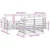 Set vanjskih sofa 7 pcs Bijela i svjetlosiva