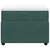 Vidaxl Box spring postelja z vzmetnico temno zelena 100x200 cm žamet