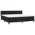 Vidaxl Box spring postelja z vzmetnico črna 200x200 cm žamet