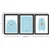 Wallity Slika 3P3853SCT-002, 3 dela, 53 x 118 cm
