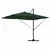 Suncobran Zelena 352 x 251 x 265 cm Poliester i aluminij