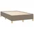 shumee Box spring postelja z vzmetnico taupe 120x190 cm blago