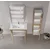 HANAH HOME Kupatilski ormarić sa umivaonikom i ogledalom (2 komada) Desna 90 942