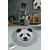 Elegantan Sivo-Crni Tepih Conceptum Hypnose Huge Panda Djt Çap 100