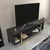 Hanah home TV Komoda Asal 120 Crno-Zlatna