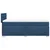 Vidaxl Box spring postelja z vzmetnico modra 80x200 cm blago
