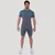 GymBeam OG1 Seamless T-shirt Grey/Blue