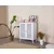Hanah Home Komoda Calvin, 90x105x41 cm, Bela