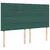 Vidaxl Box spring postelja z vzmetnico temno zelena 200x200 cm žamet