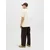 JACK & JONES Majica JJEDover rjava/bela
