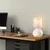 Opviq Stona lampa 8003, 17x17x33 cm, IP20, Bela