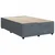 Vidaxl Box spring postelja z vzmetnico temno siv 120x190 cm žamet