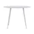 Miza Dallas 4476 (Siva) Siva, 75cm, MDF plošča, Kovina