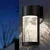 LED solarna zidna lampa LED/3,7V 300 mAh IP44 crna
