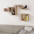 Hanah Home Follow Oak Zidna polica, 2 komada, Braon