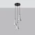 Sollux SL.1226 - Luster na sajli REA 3xE14/12W/230V beton