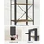 Songmics Knjižna omara 6 polic 40x30x1786 cm rjava