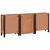 Kreveta 3 pcs Smeđa 55 x 30 x 75 cm Čvrsto drvo akacije