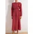 Trendyol Modest Ženska haljina Tctss26Eb00031, Crvena