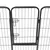 Rebel Modularni kavez ogradica za pse Animals RA-1206, 80x60 cm, Crni