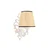 Opviq Zidna lampa Claire Coral , 15x10x13cm, IP20, Bež-bela