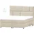 Boxspring postelja Lola - 200x200 cm - tkanine Cloud, Salvador