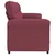 Sofa 100% poliester, metalna konstrukcija, MDF, Šperploča