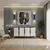 HANAH HOME Komoda Tuna 120 White Gold