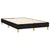 vidaXL Box spring postelja z vzmetnico črn 120x200 cm blago