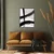 Canvas Slika na platnu Minimalni trag 75x100cm, Sa ramom, Crni