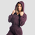 GymBeam Women‘s Base Zip Up Hoodie Eclipse