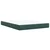 Vidaxl Box spring postelja z vzmetnico temno zelena 140x200 cm žamet